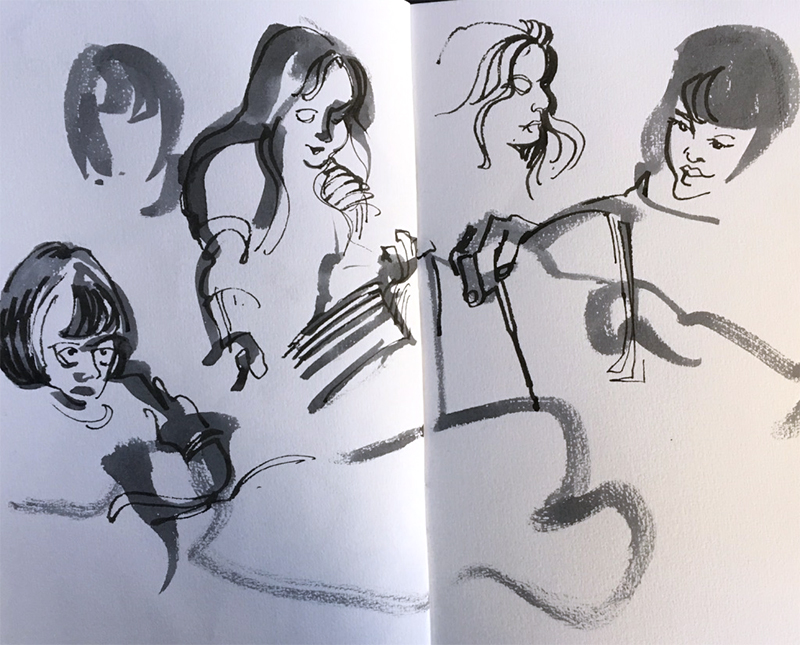 Experiments with Ink and Water | Sketch Away: Travels with my sketchbook