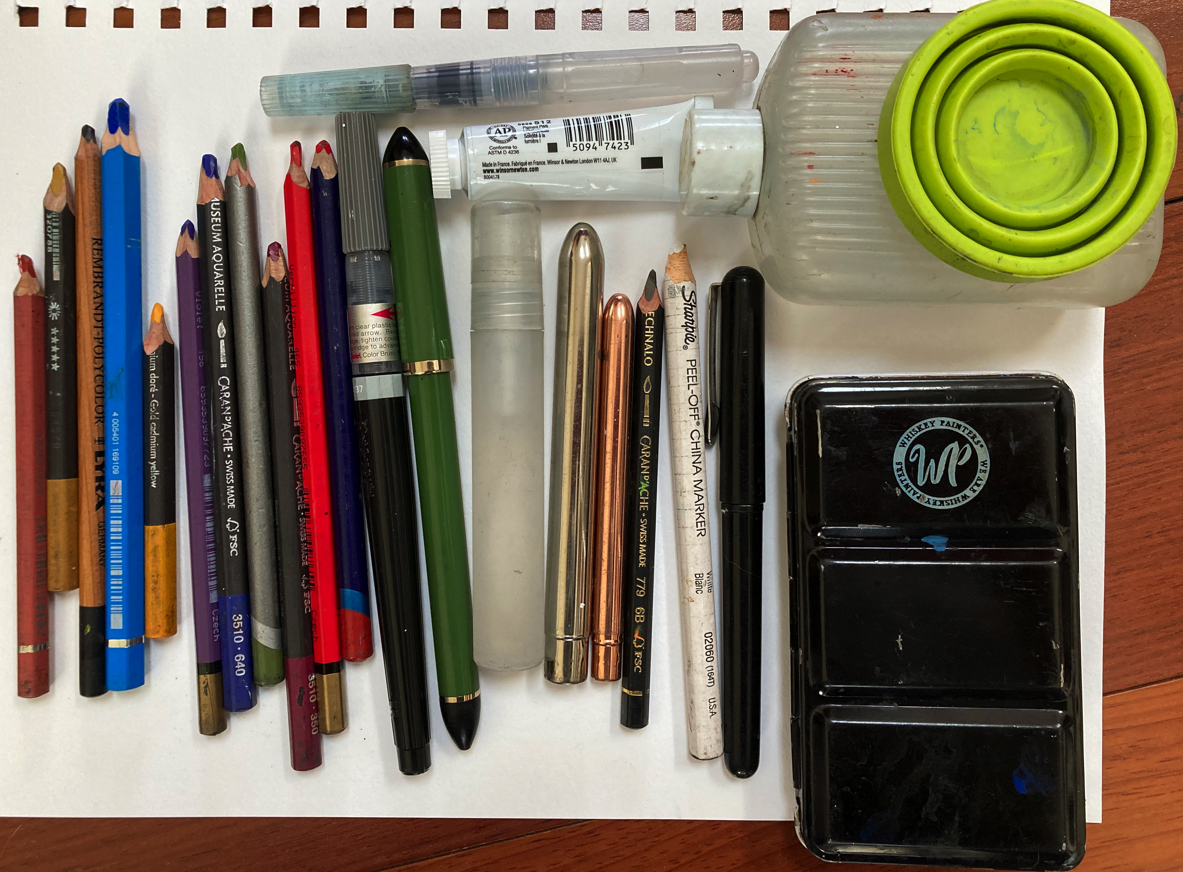 What's in my travel sketch kit just now?  Sketch Away: Travels with my  sketchbook